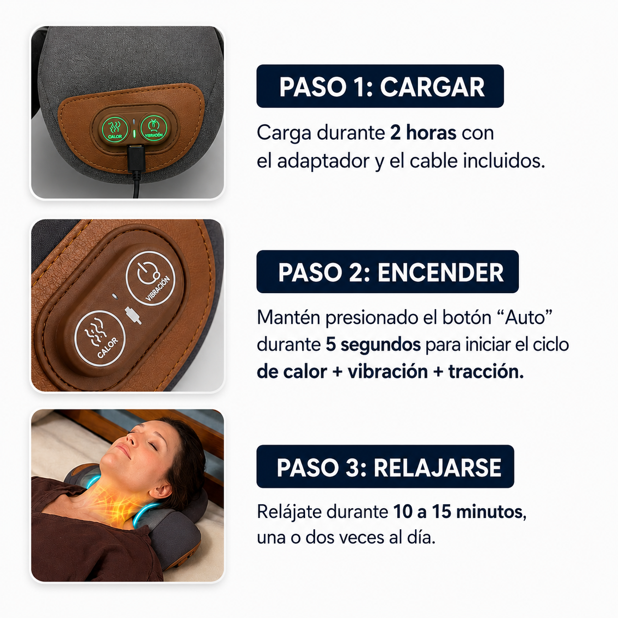 Thera Dorsa™ Oficial | Alivio Cervical 3-en-1